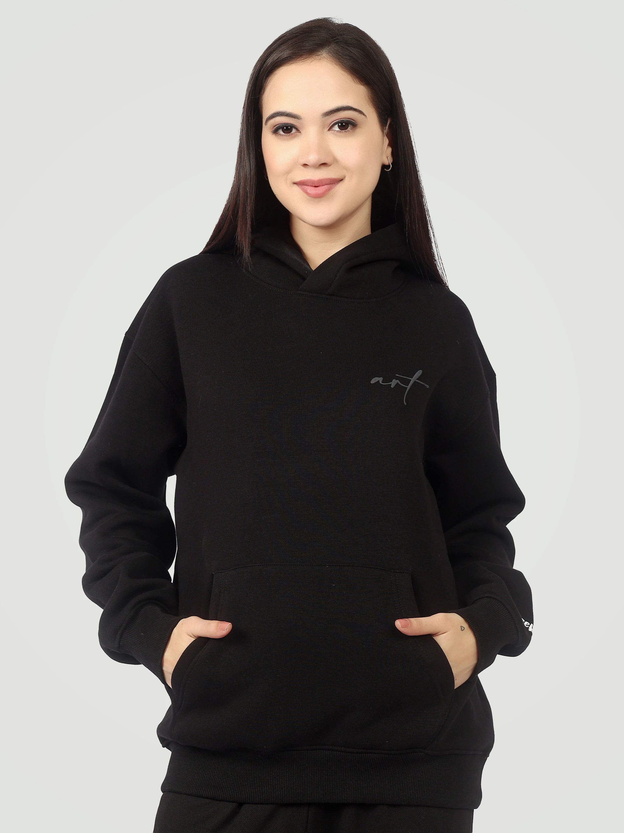 The "Limitless Art" Heavyweight Hoodie – Onyx Black