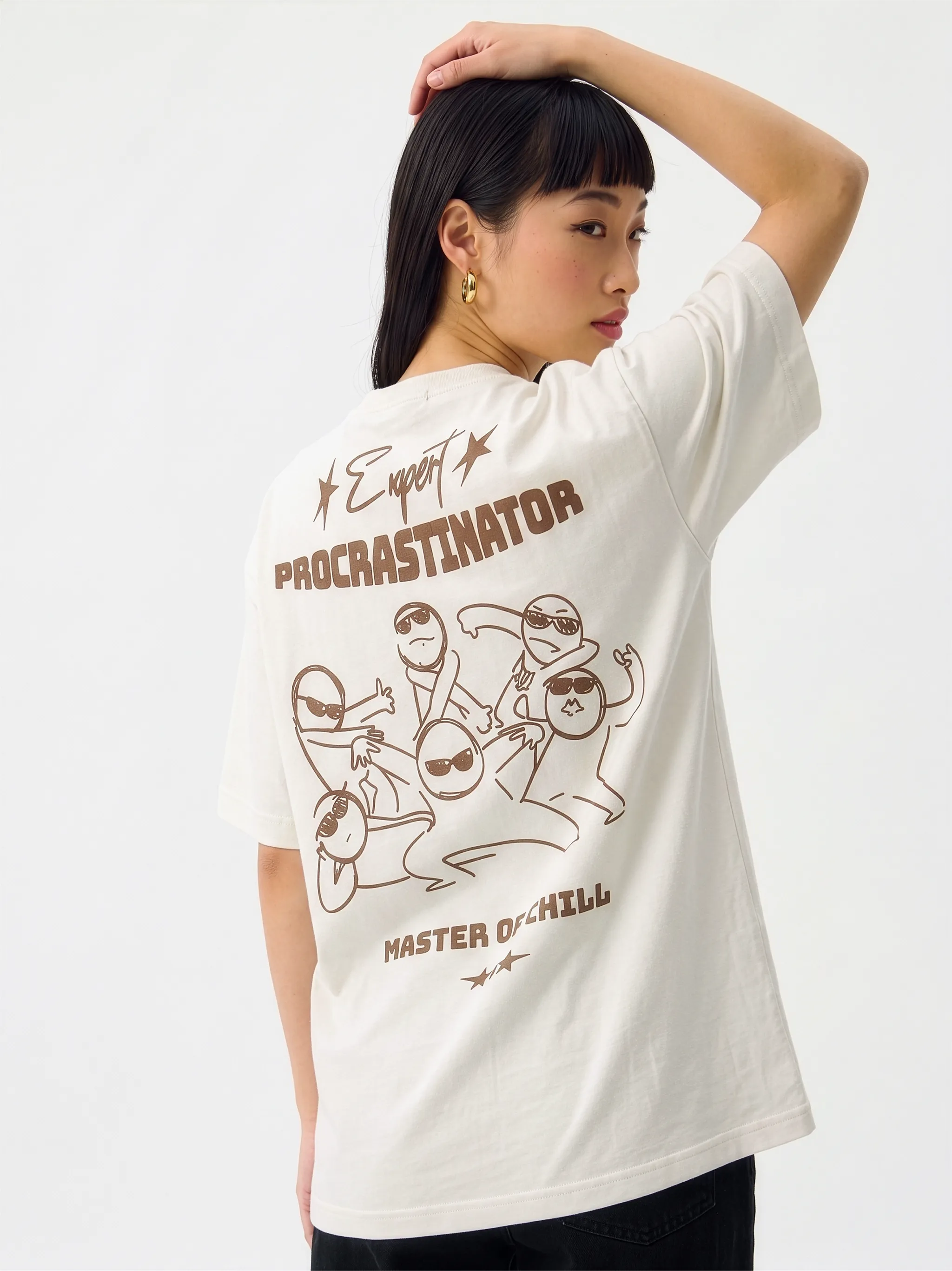 The "Expert" Heavyweight Oversized Tee–Off-White