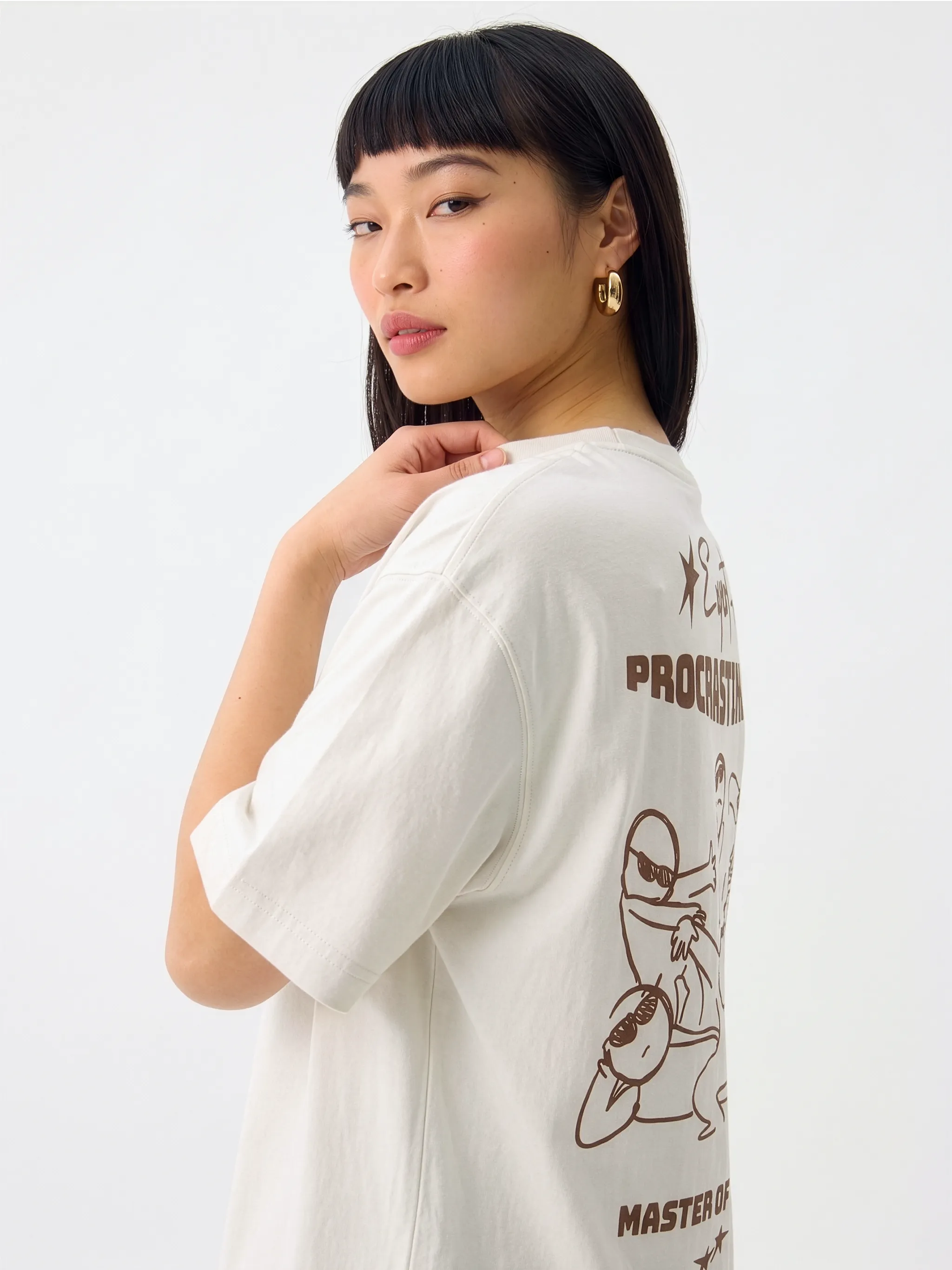 The "Expert" Heavyweight Oversized Tee–Off-White