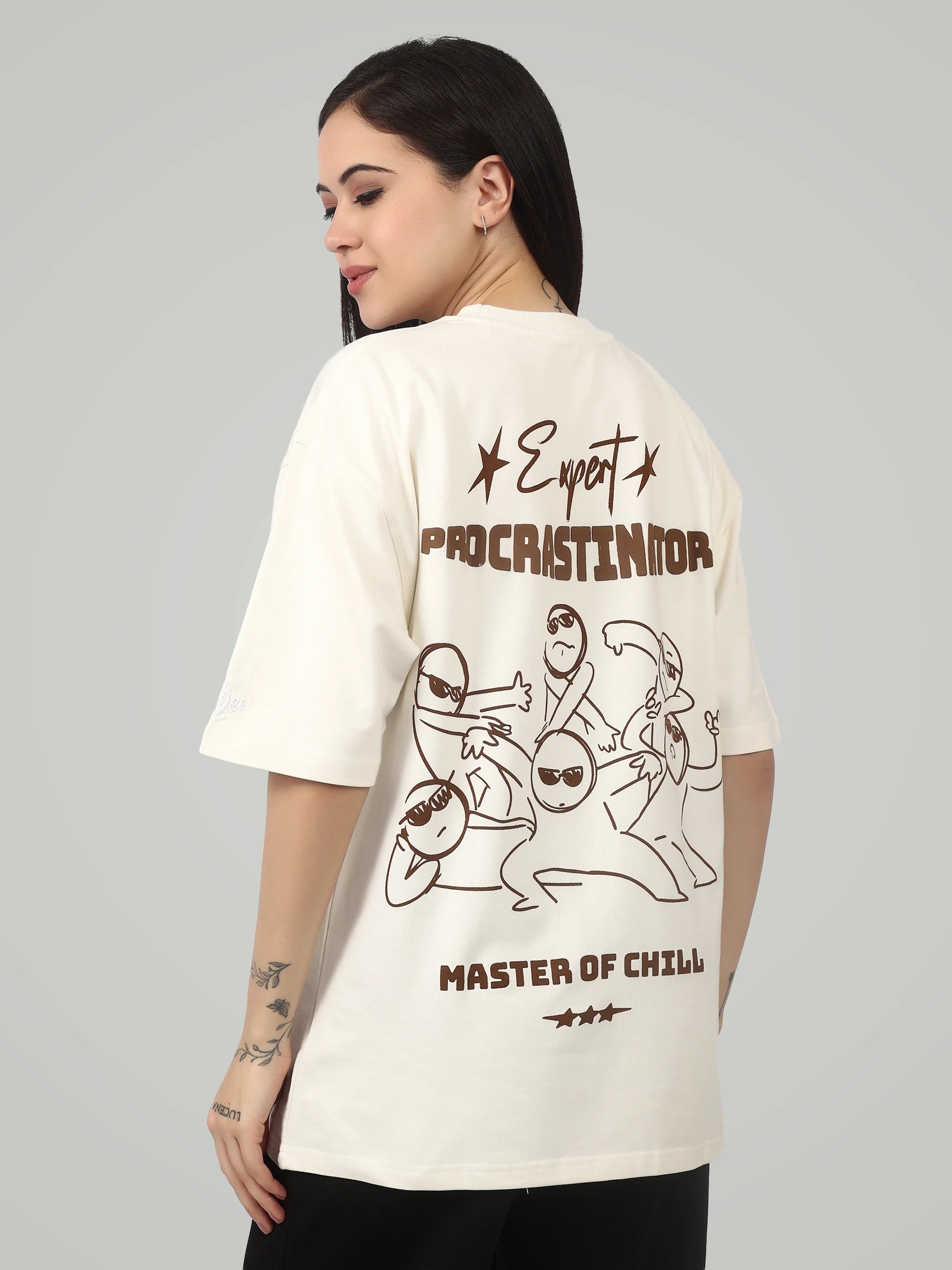 The "Expert" Heavyweight Oversized Tee – Off-White