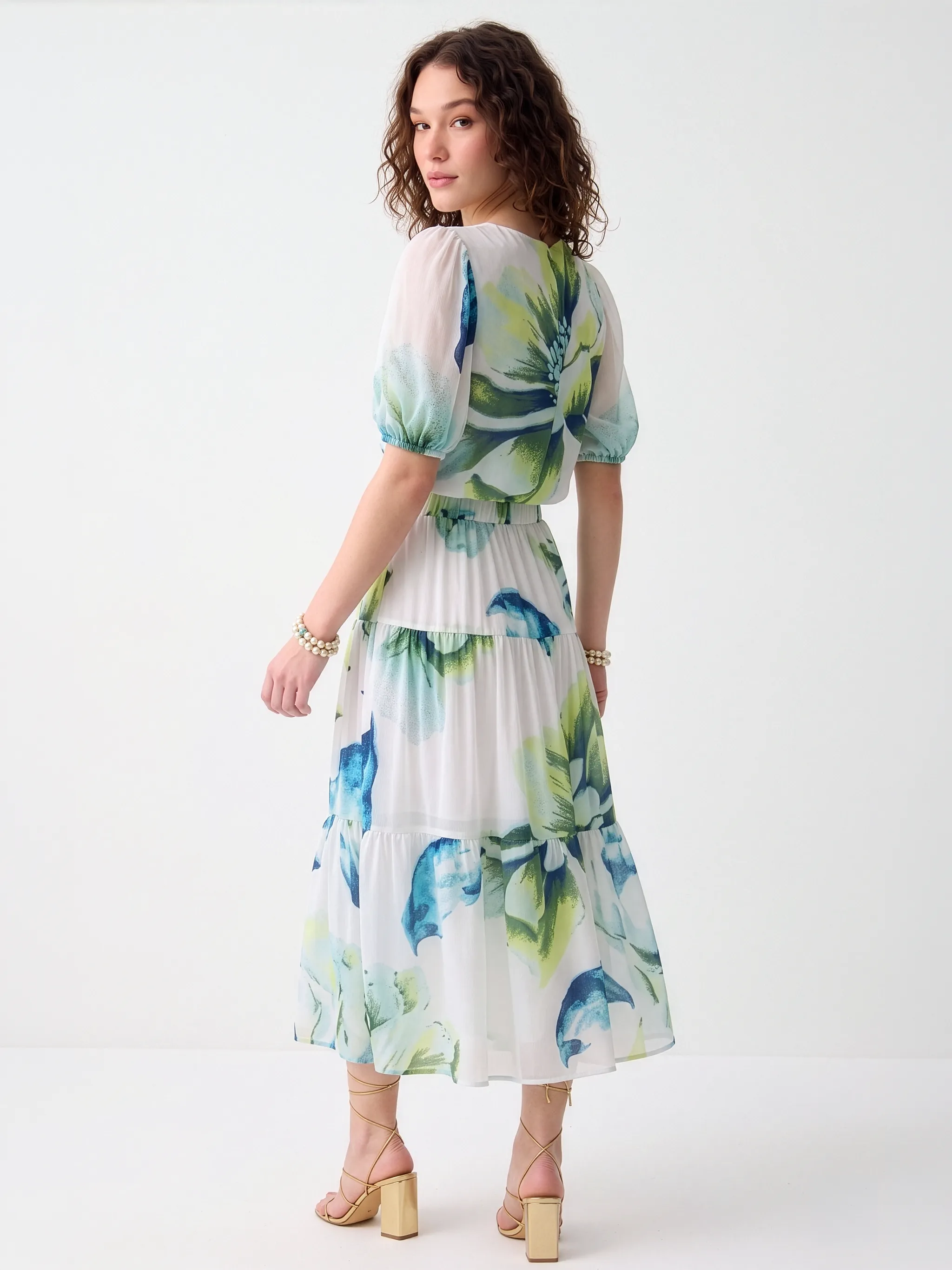 Flora Premium Georgette Floral Print Co-Ord Set