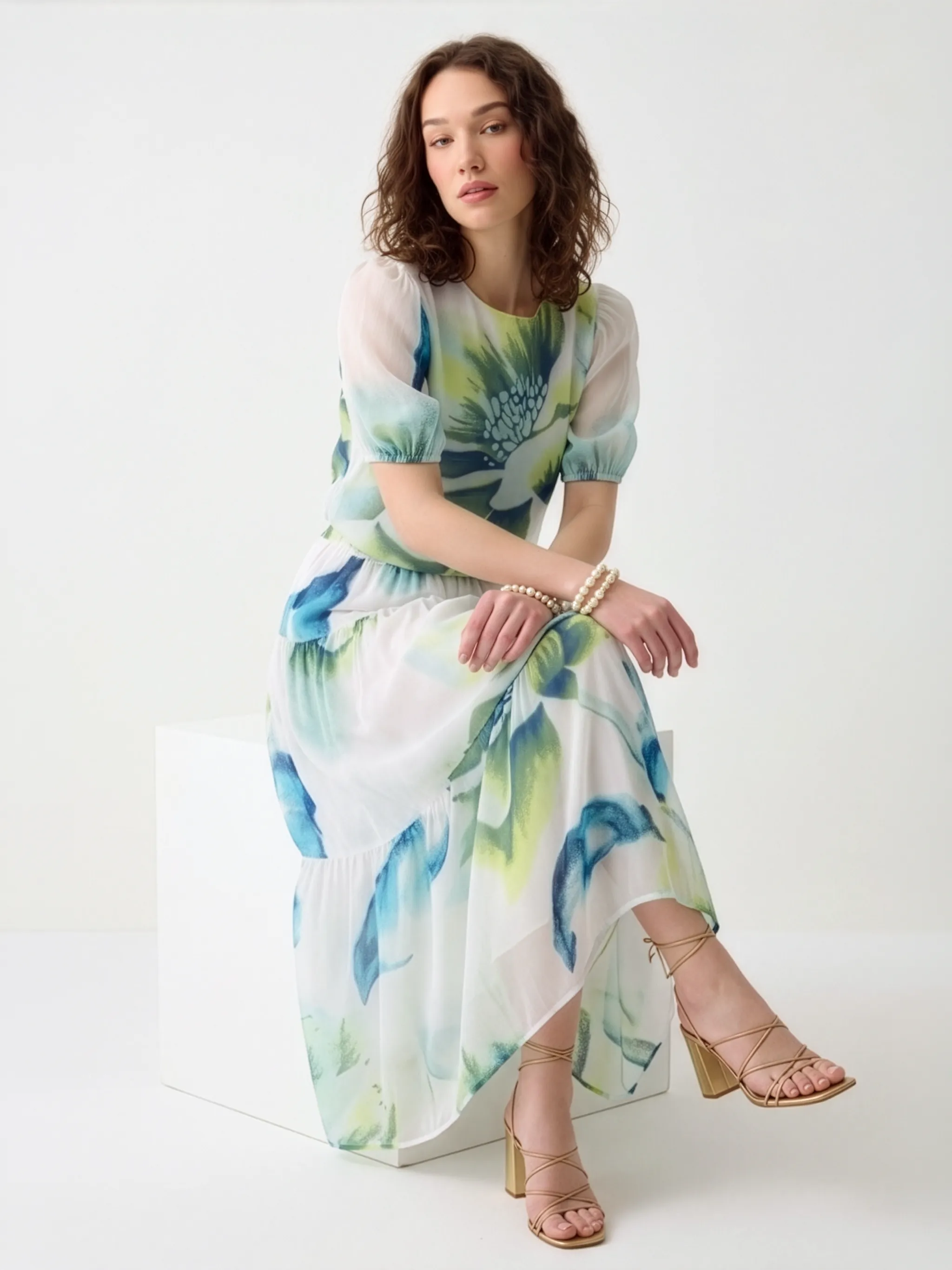 Flora Premium Georgette Floral Print Co-Ord Set