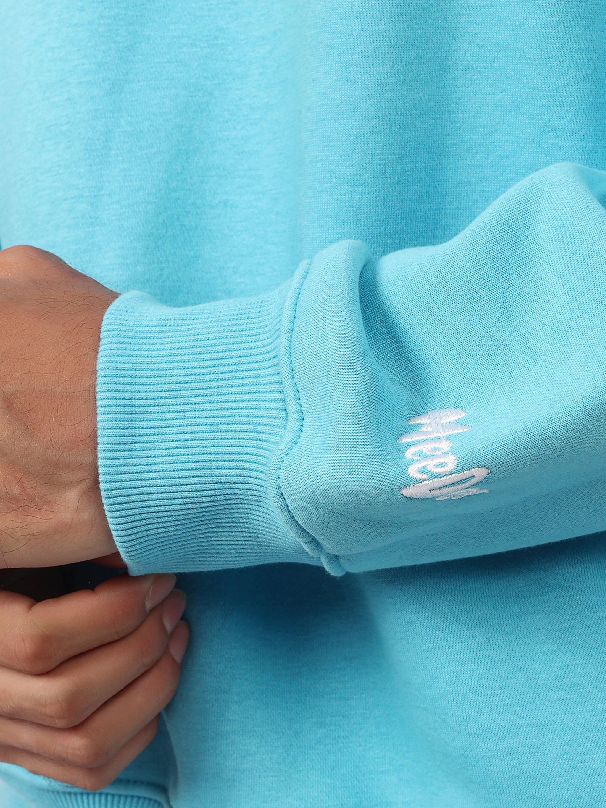 The "Make Moves" Oversized Crewneck – English Blue
