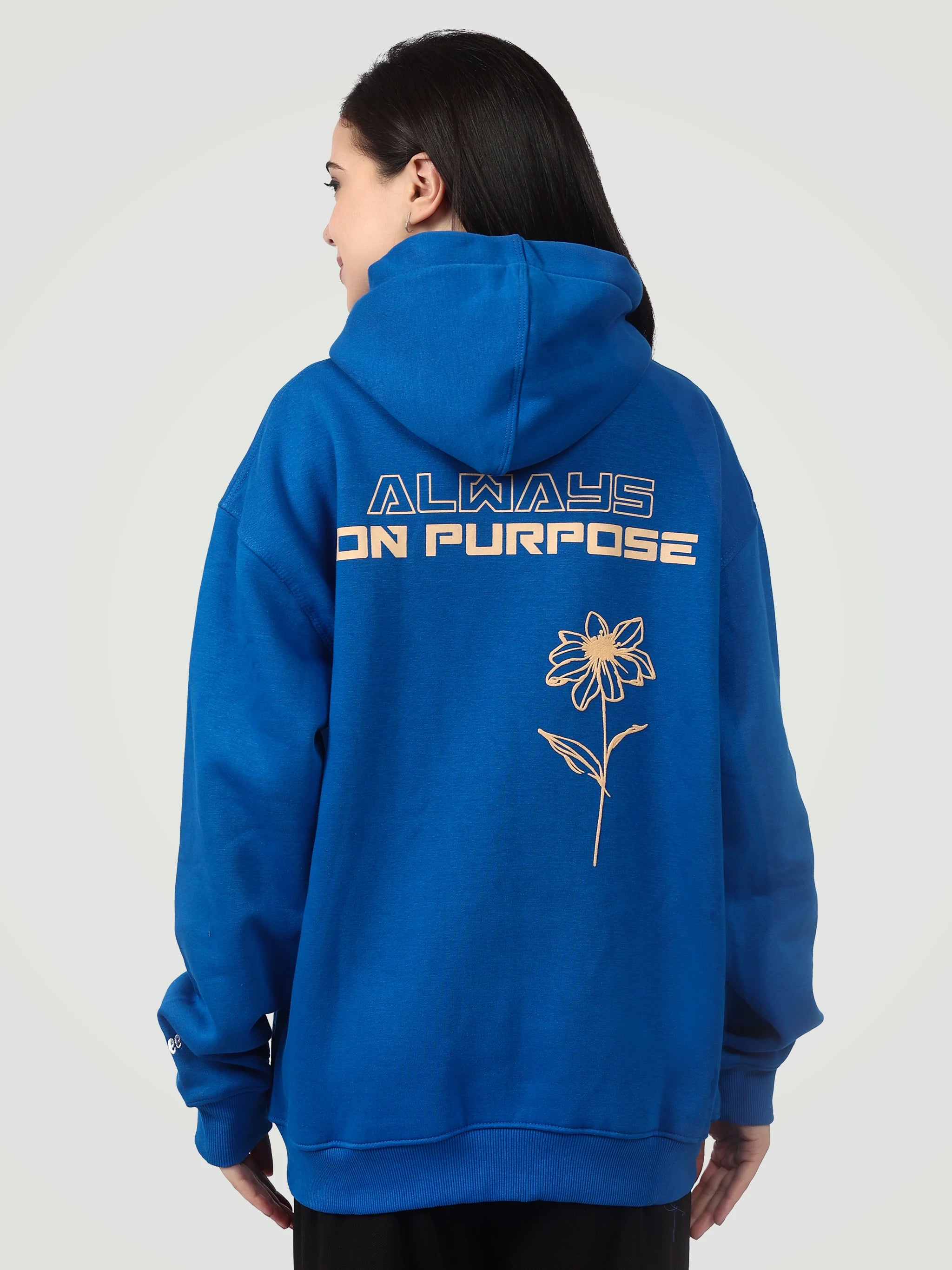 The "Purpose" Heavyweight Oversized Hoodie – Royal Blue