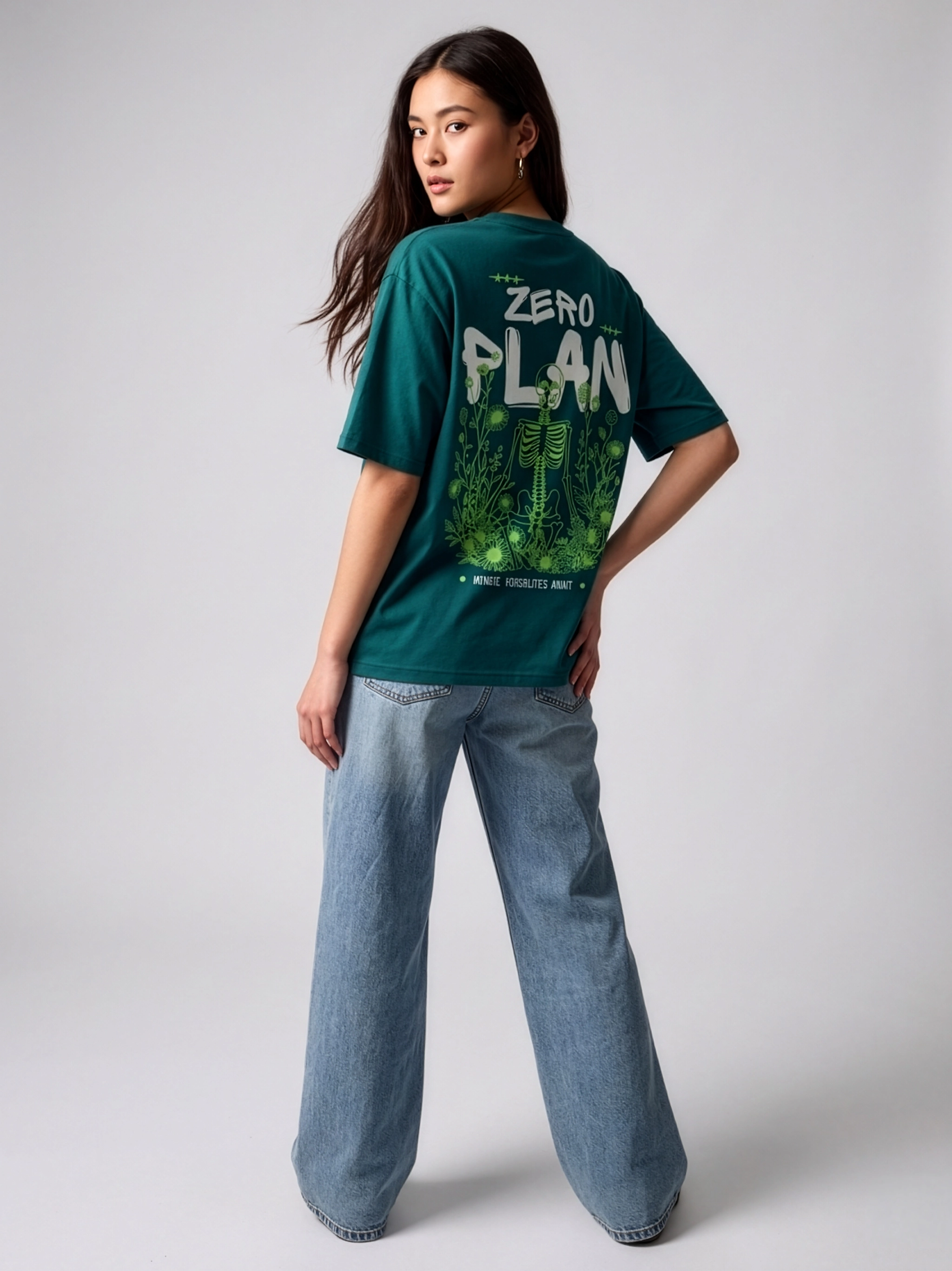 The "Zero Plan" Oversized Graphic T-Shirt