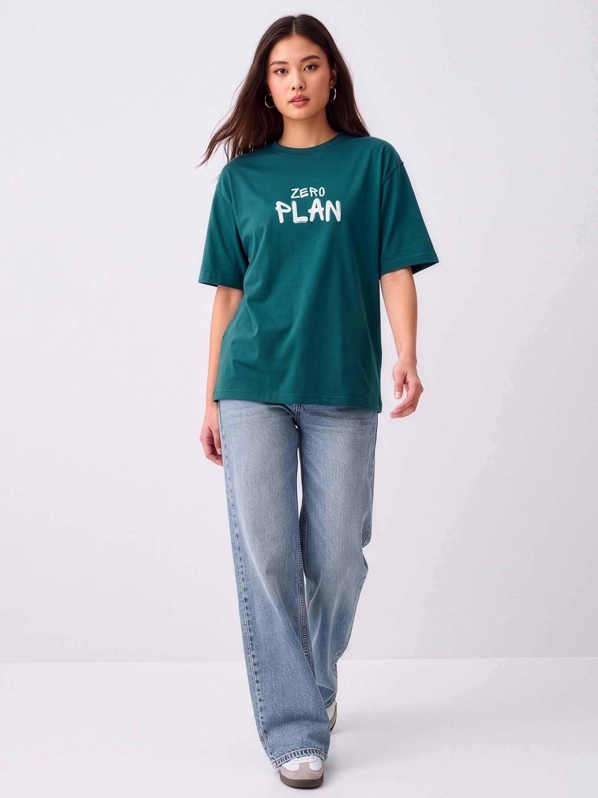 The "Zero Plan" Oversized Graphic T-Shirt