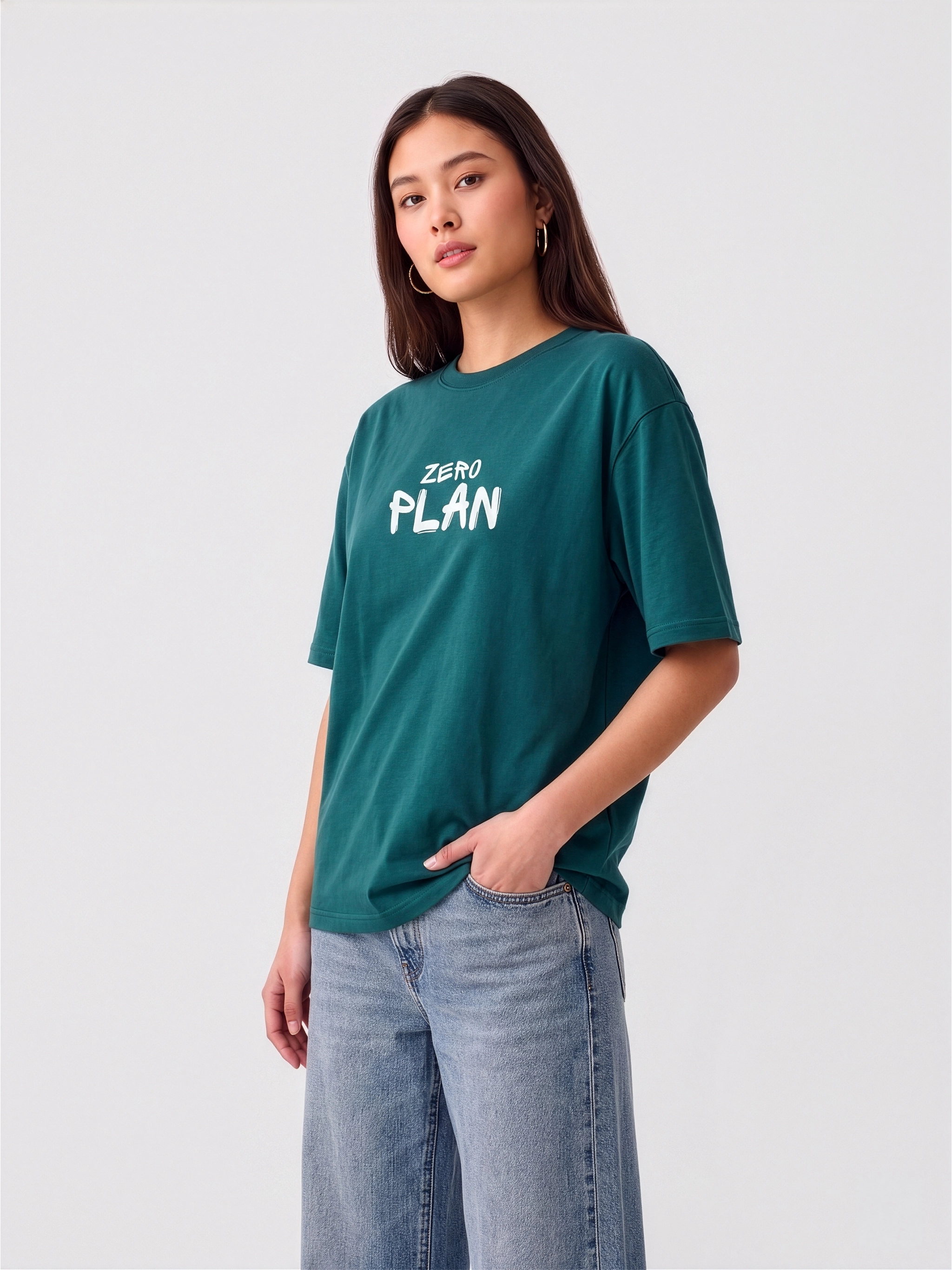 The "Zero Plan" Oversized Graphic T-Shirt