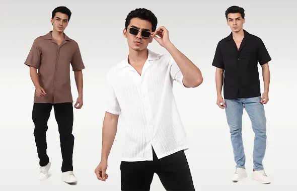 Men’s Smartwear – Shirts, Kurtas, T-Shirts.